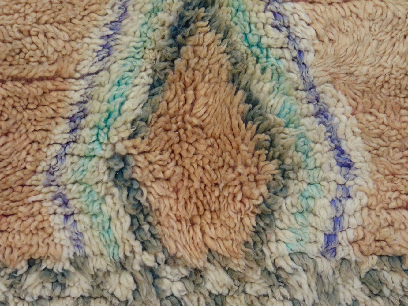 Tissé à la main Tapis Boujad marocain du milieu du siècle dernier, 6' x 10'6 en vente