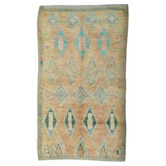 Tapis Boujad marocain du milieu du siècle dernier, 6' x 10'6
