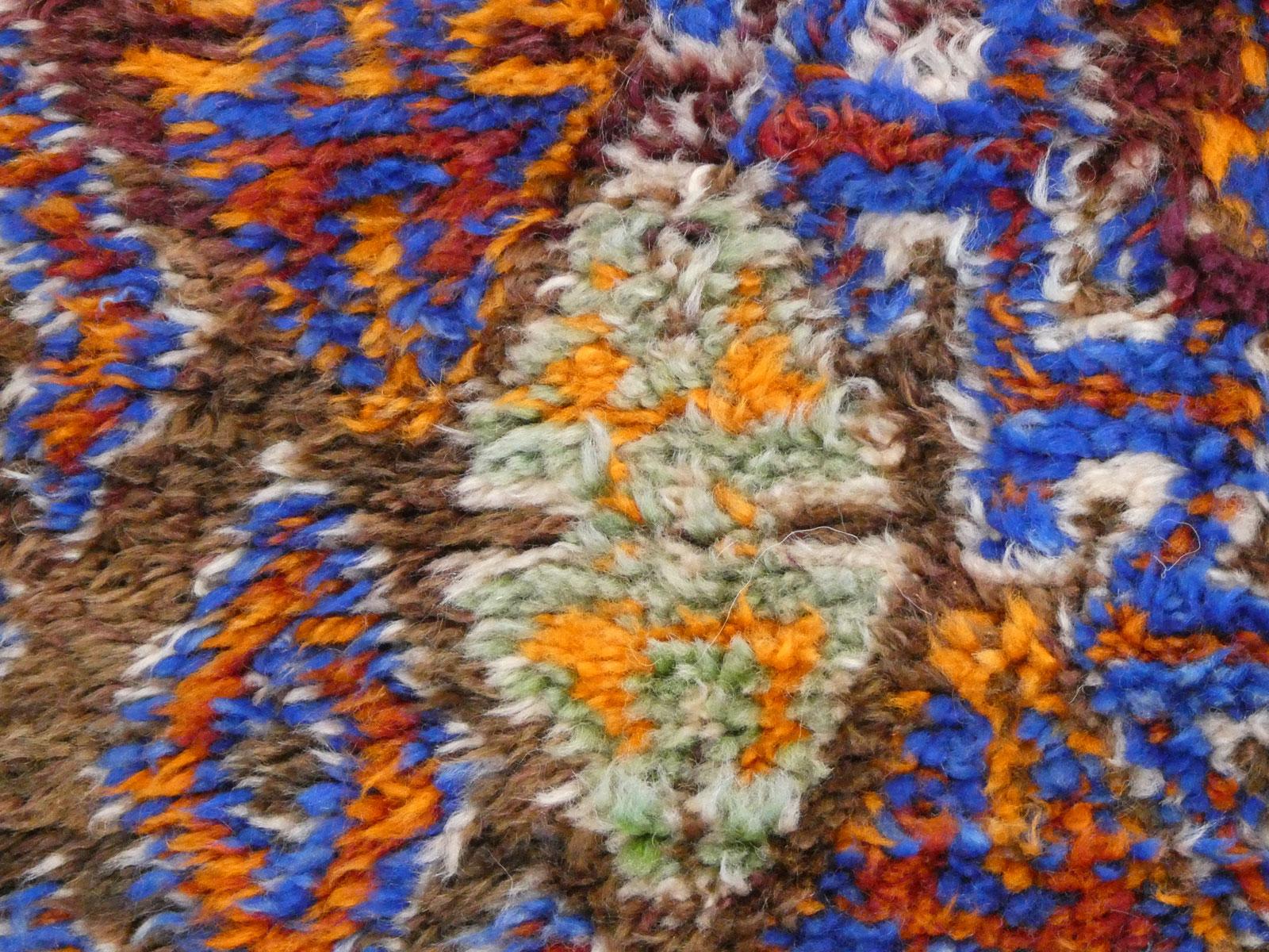 Midcentury Moroccan Zayane Wool Rug 5'7