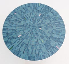 Midcentury Mosaic Tile and Steel Coffee Table by Berthold Muller, 1960