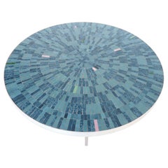 Midcentury Mosaic Tile and Steel Coffee Table by Berthold Muller, 1960