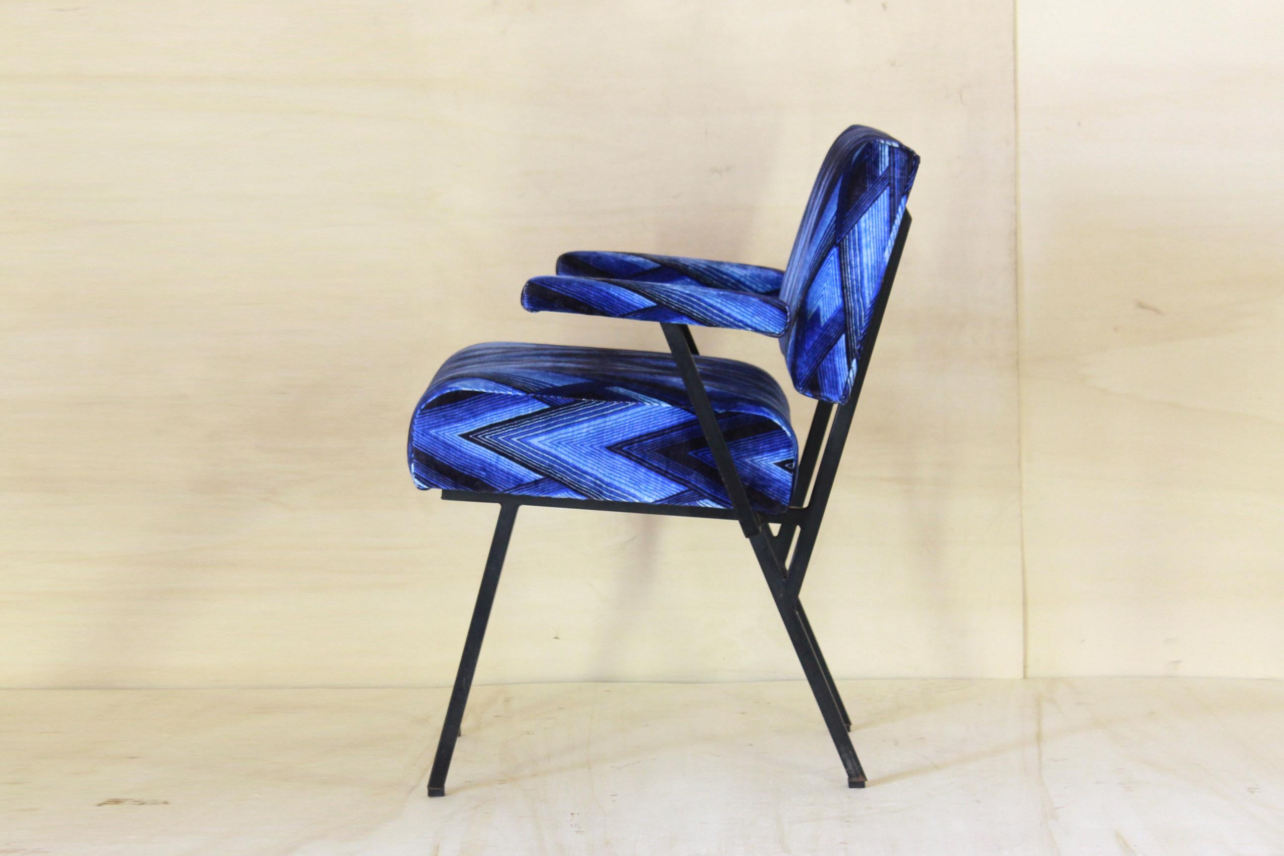 Sessel im Vintage-Stil, Zweier-Set, Italien 1960er Jahre (Italienisch) im Angebot
