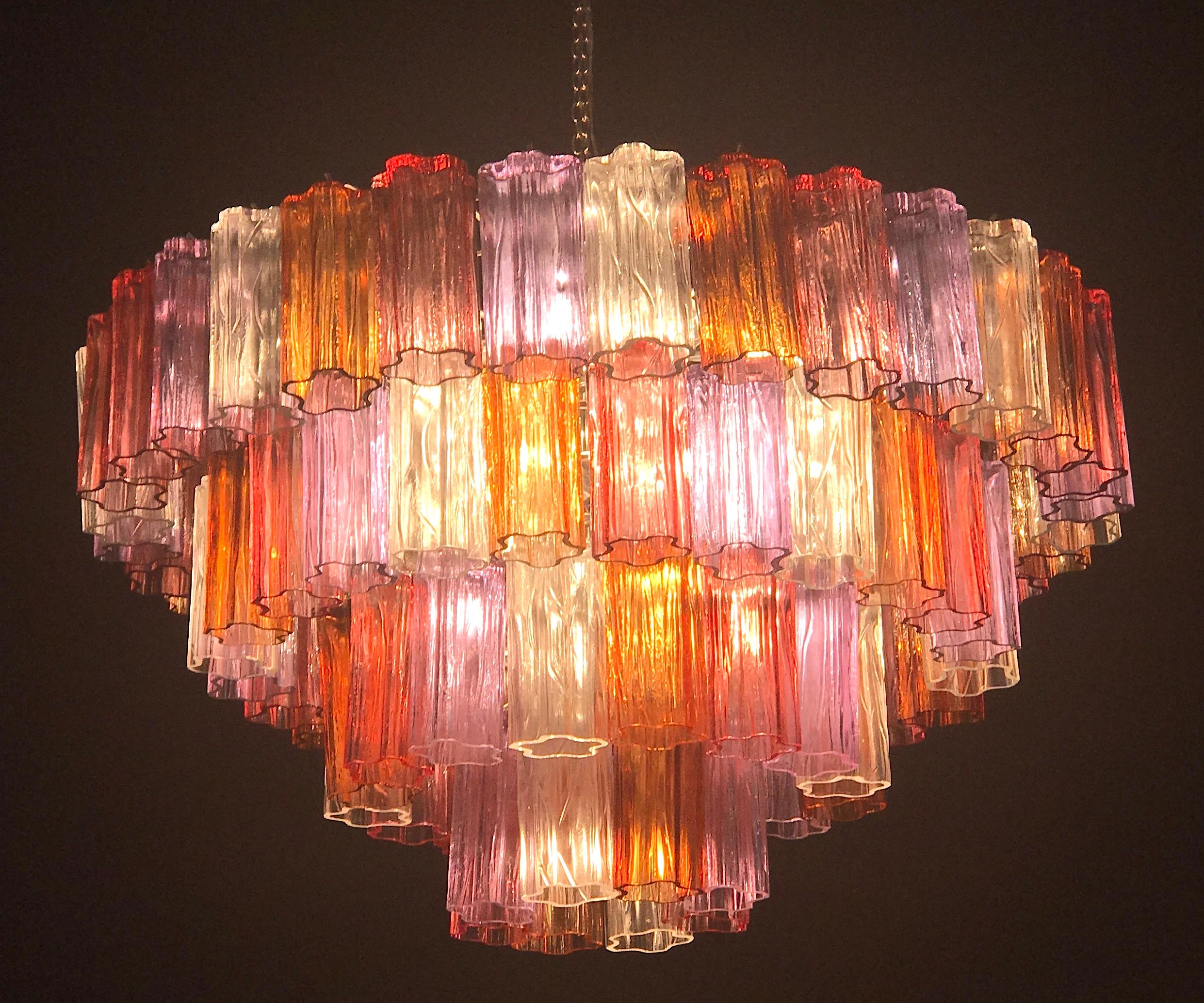 multi colored murano glass chandelier