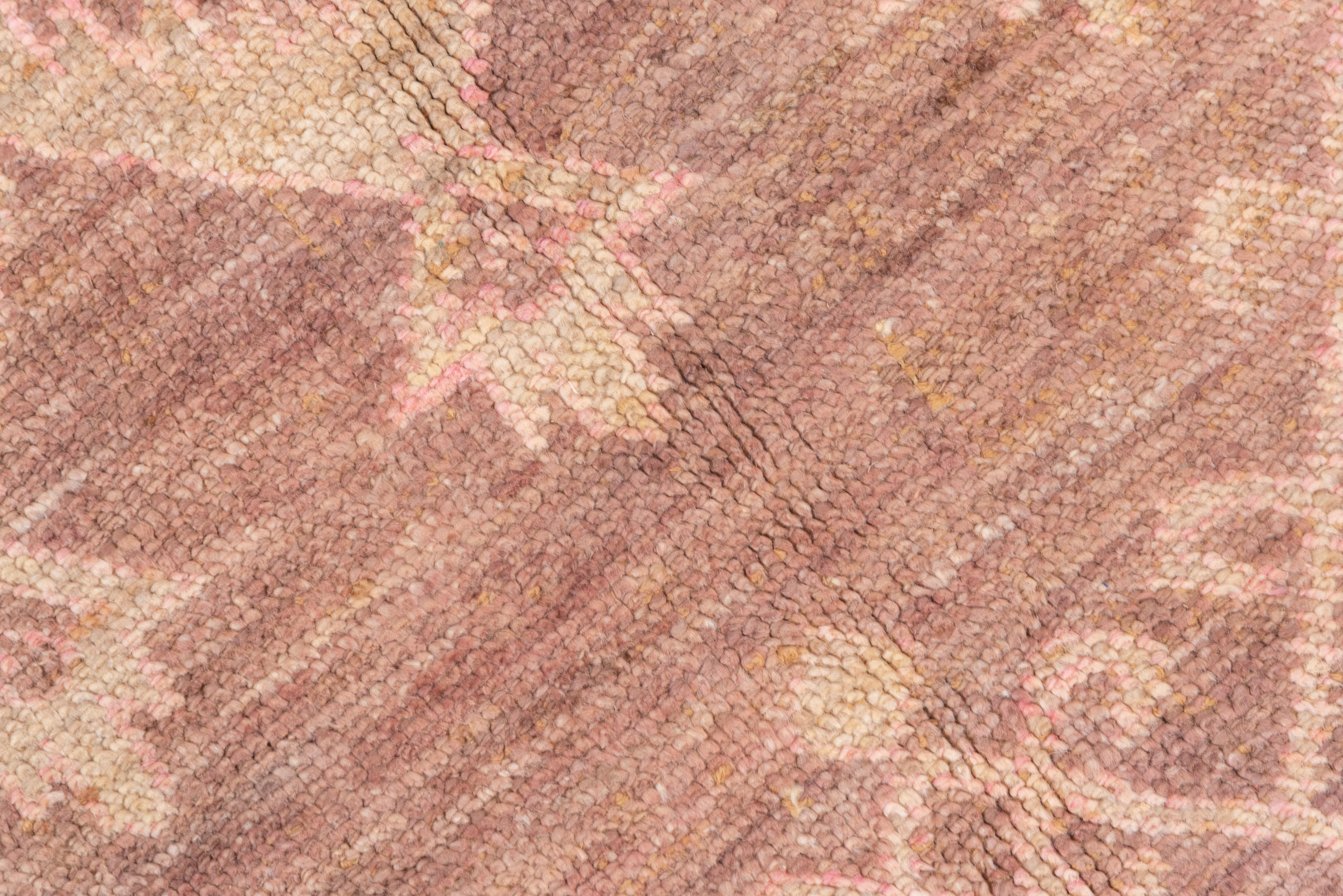 20th Century Midcentury Multicolored Oushak Carpet