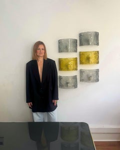 MidCentury Mural of Murano Wall Sconces by Carlo Nason for AV.Mazzega, 1970s