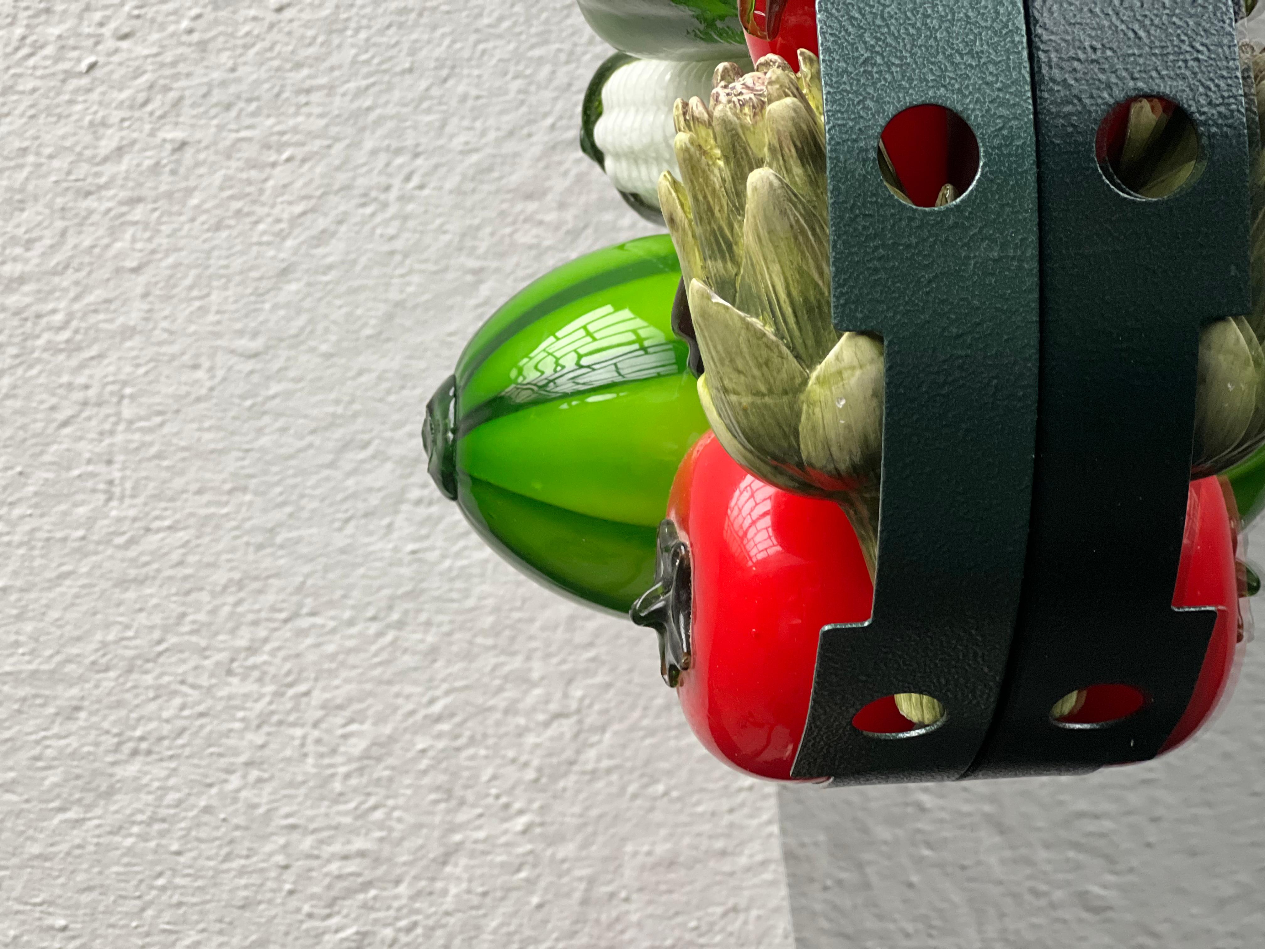 Midcentury Murano Art Glass Fruit & Vegetable Exotic Harvest Sculpture Set For Sale 1