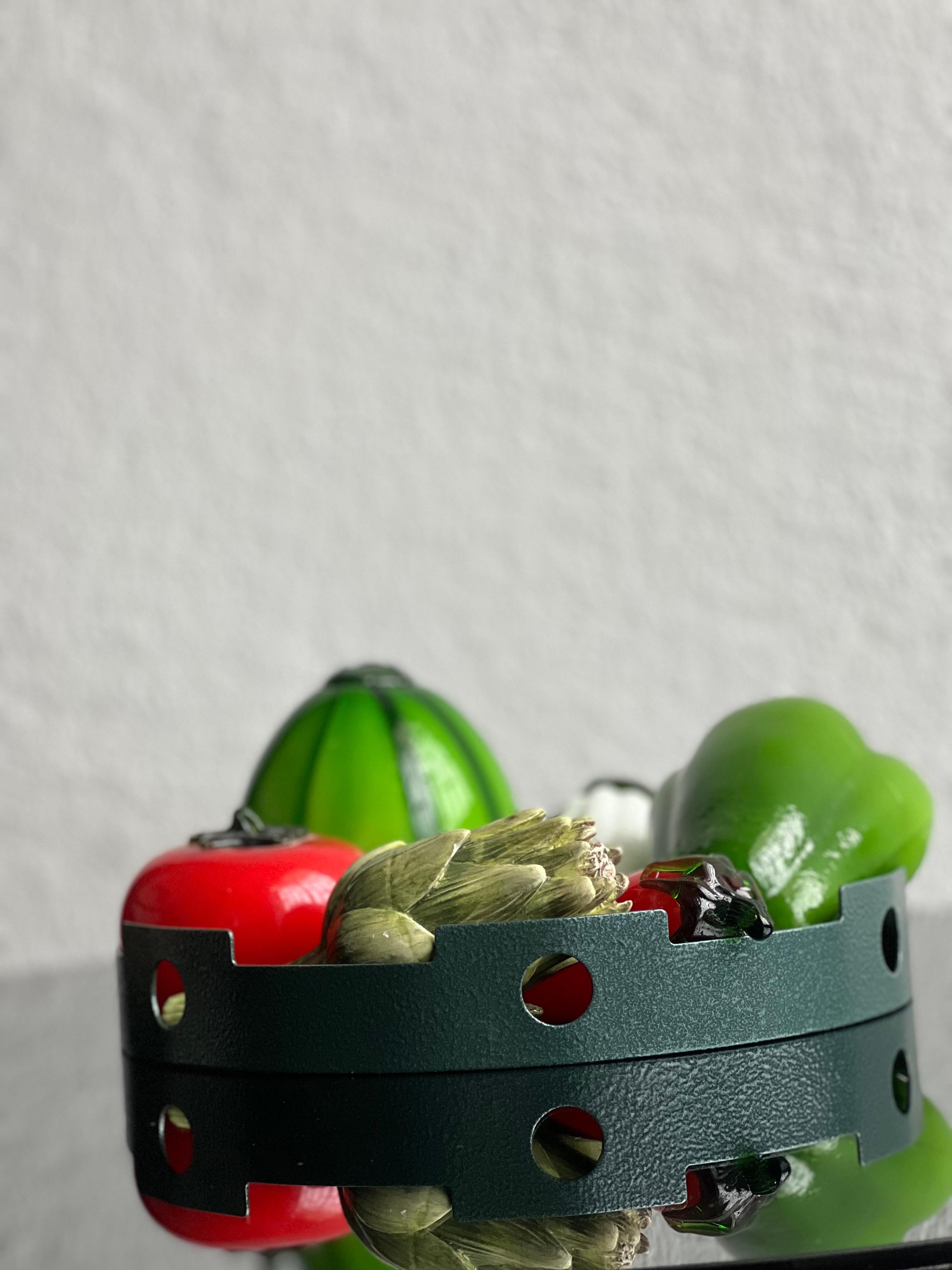 Midcentury Murano Art Glass Fruit & Vegetable Exotic Harvest Sculpture Set For Sale 2