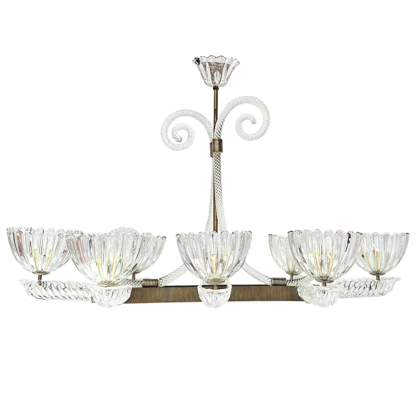 Midcentury Murano Chandelier