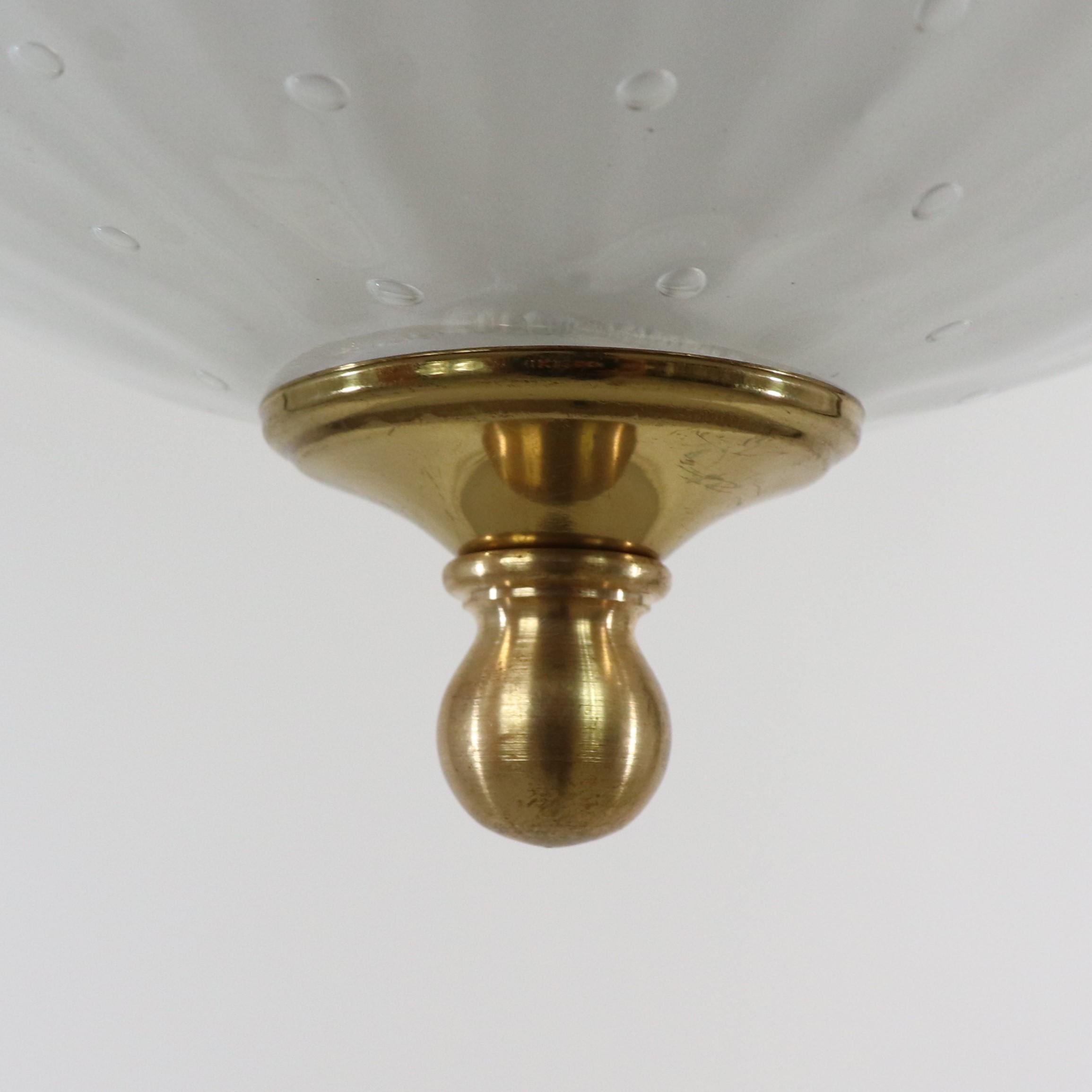 XX secolo Lampadario di Murano della metà del secolo scorso alla maniera di Ercole Barovier in vendita