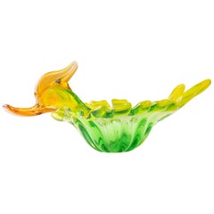 Midcentury Murano Duck Design Dish