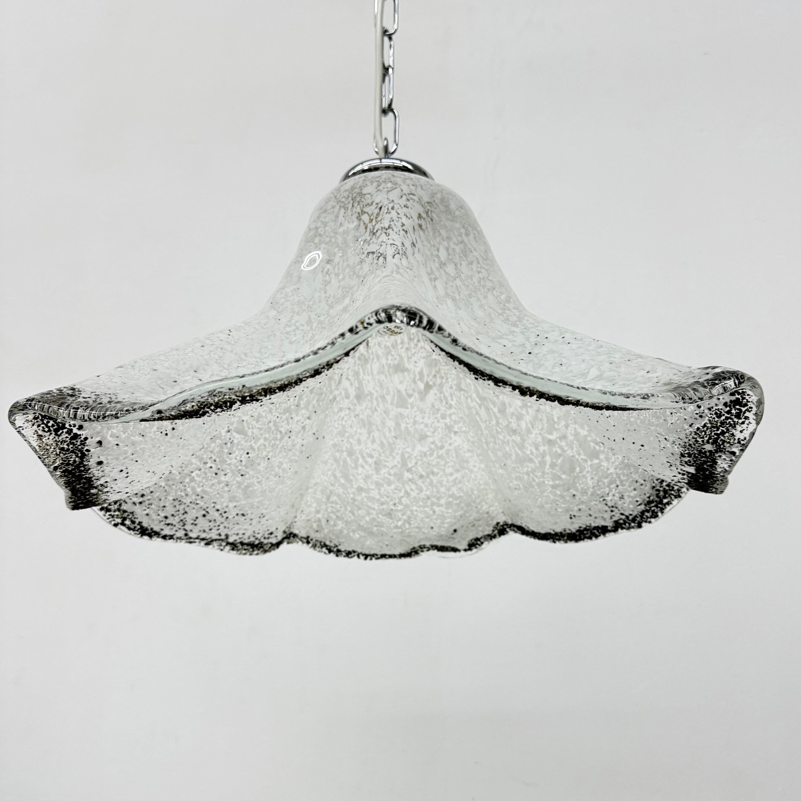 Lampada a sospensione in vetro di Murano del Medioevo di Mazzega Murano , anni '70 in vendita 12