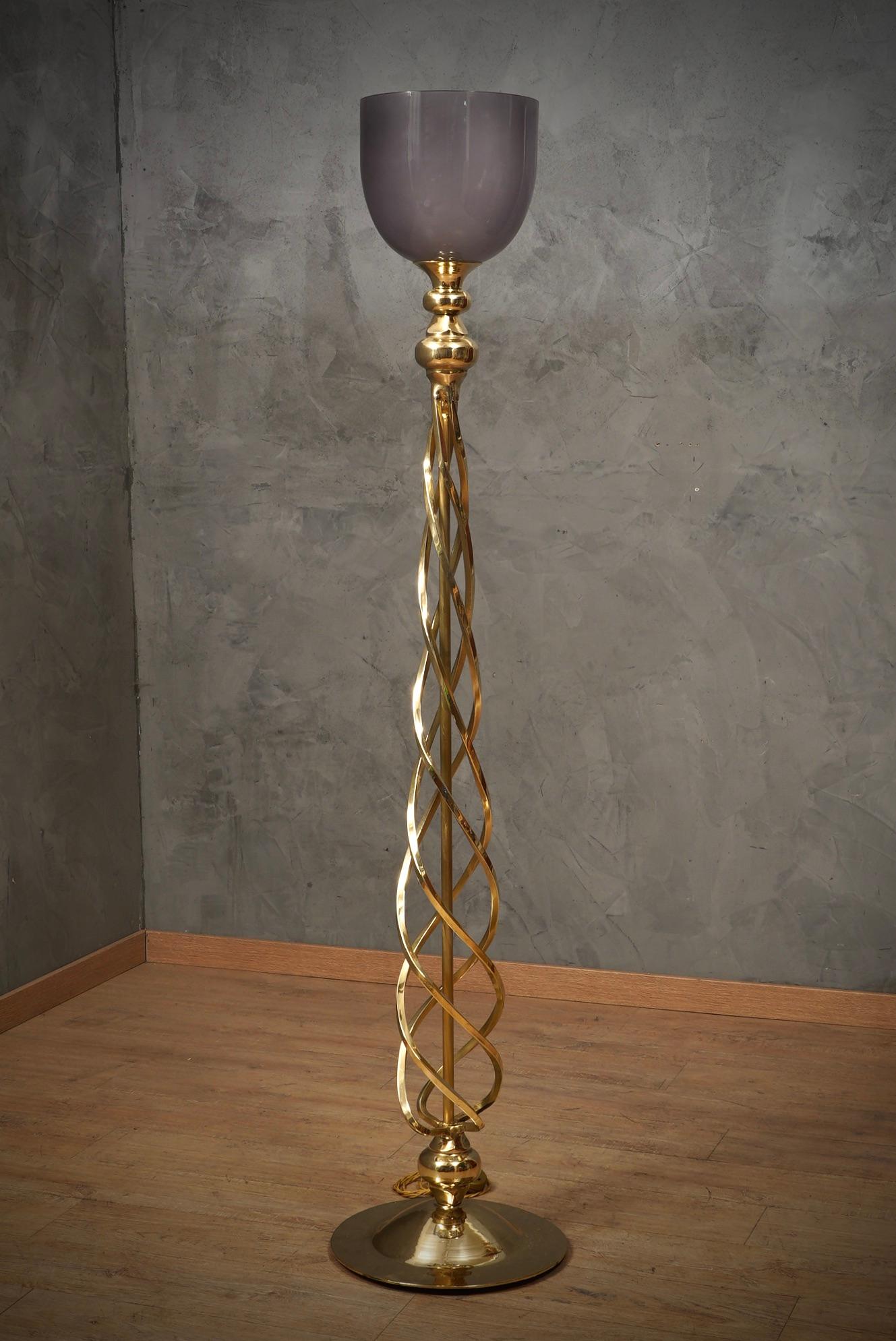 Exquisite lighting that exemplifies timeless design and exceptional craftsmanship. The floor lamp is very linear and will perfectly furnish your home space. Aesthetically the floor lamp as a whole is wonderful. Meticulous and detailed workmanship