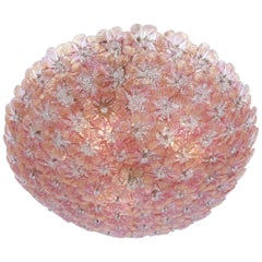 Midcentury Murano Glass Ceiling Fixture by Barovier 
Toso, Italy, 1960s