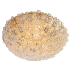 Midcentury Murano Glass Ceiling Fixture by Barovier 
Toso, Italy, 1960s