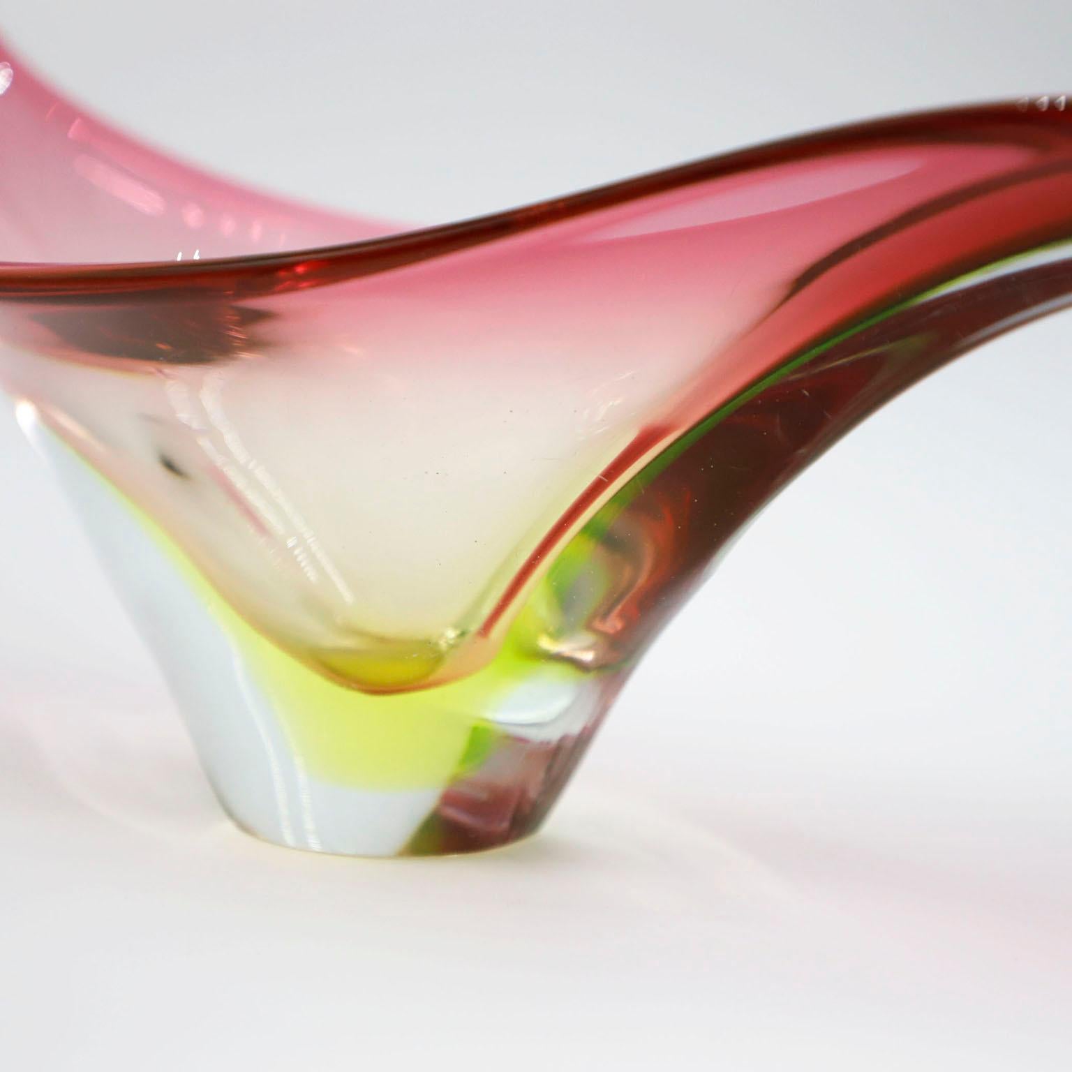 Mid-Century Modern Midcentury Murano Glass Centerpiece For Sale