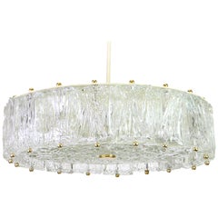 Midcentury Murano Glass Chandelier by Barovier & Toso, Italy, 1960s