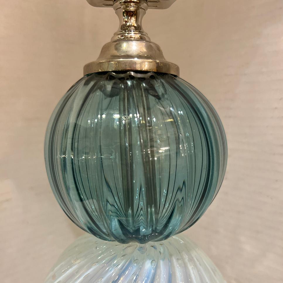 Lámpara de cristal de Murano de mediados de siglo Italiano en venta