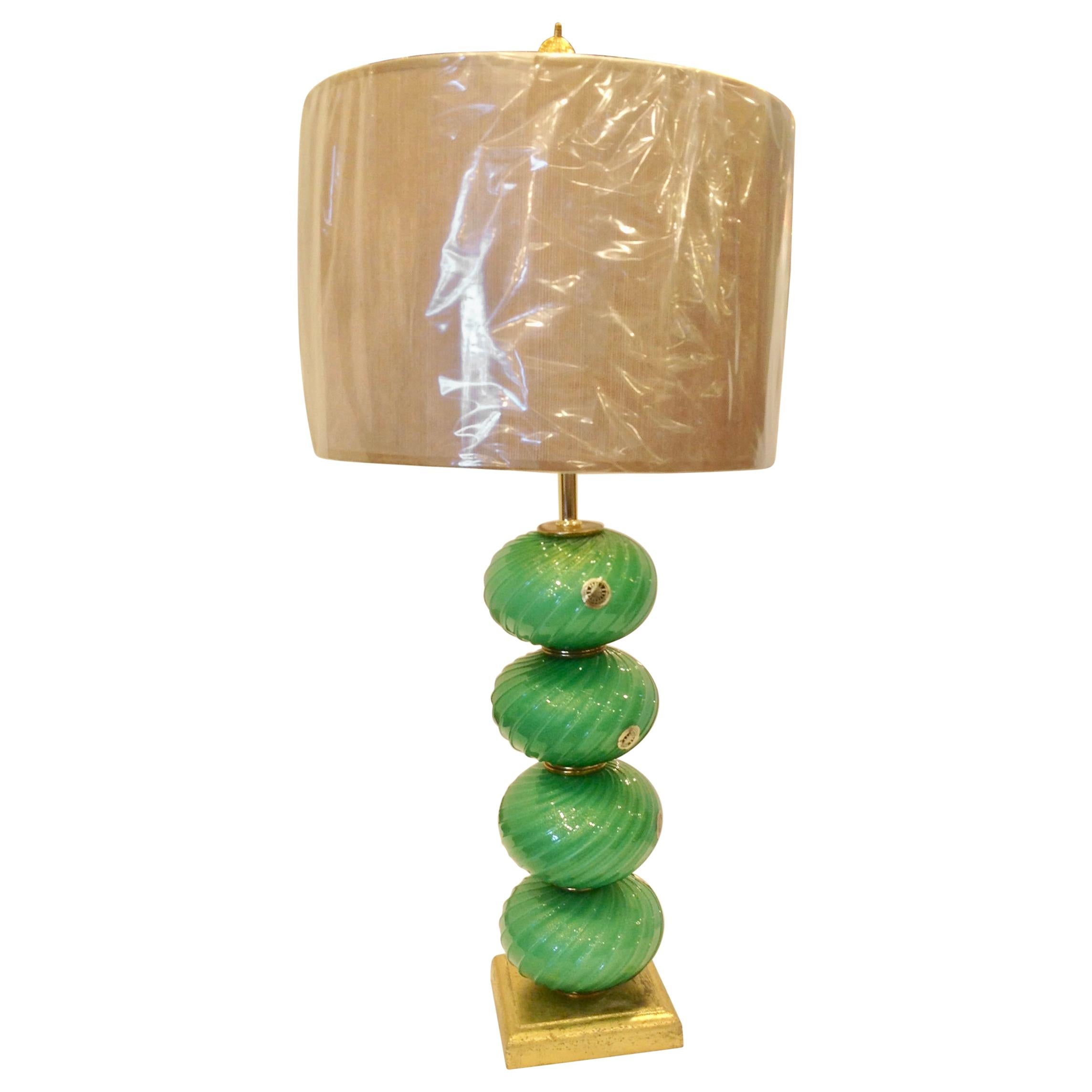 Midcentury Murano Glass Lamp