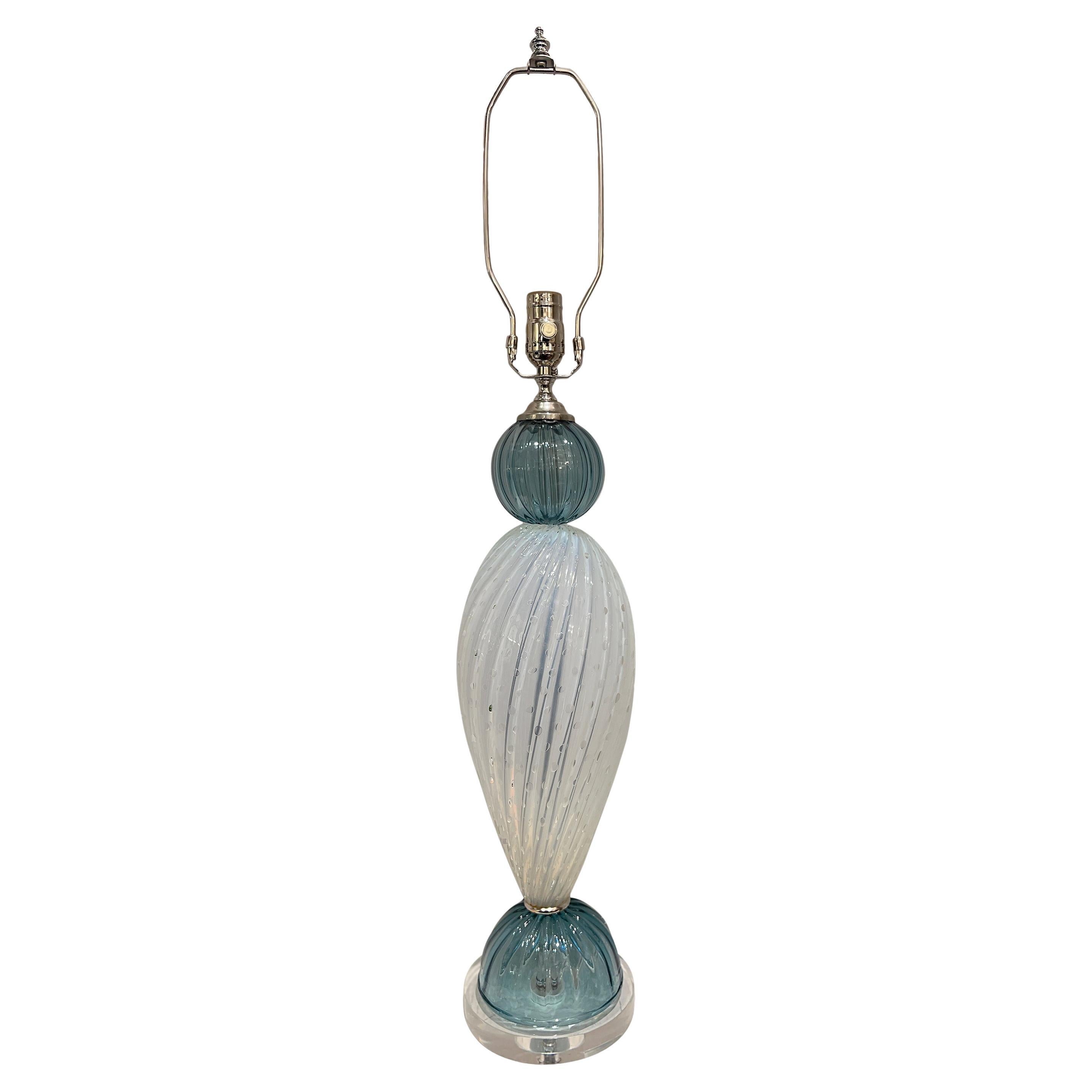 Midcentury Murano Glass Lamp