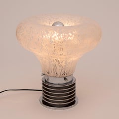 Midcentury Murano Glass Light Bulb Lamp