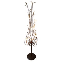 Lampadaire cygne en verre de Murano du milieu du siècle dernier, Italie, vers 1960/70