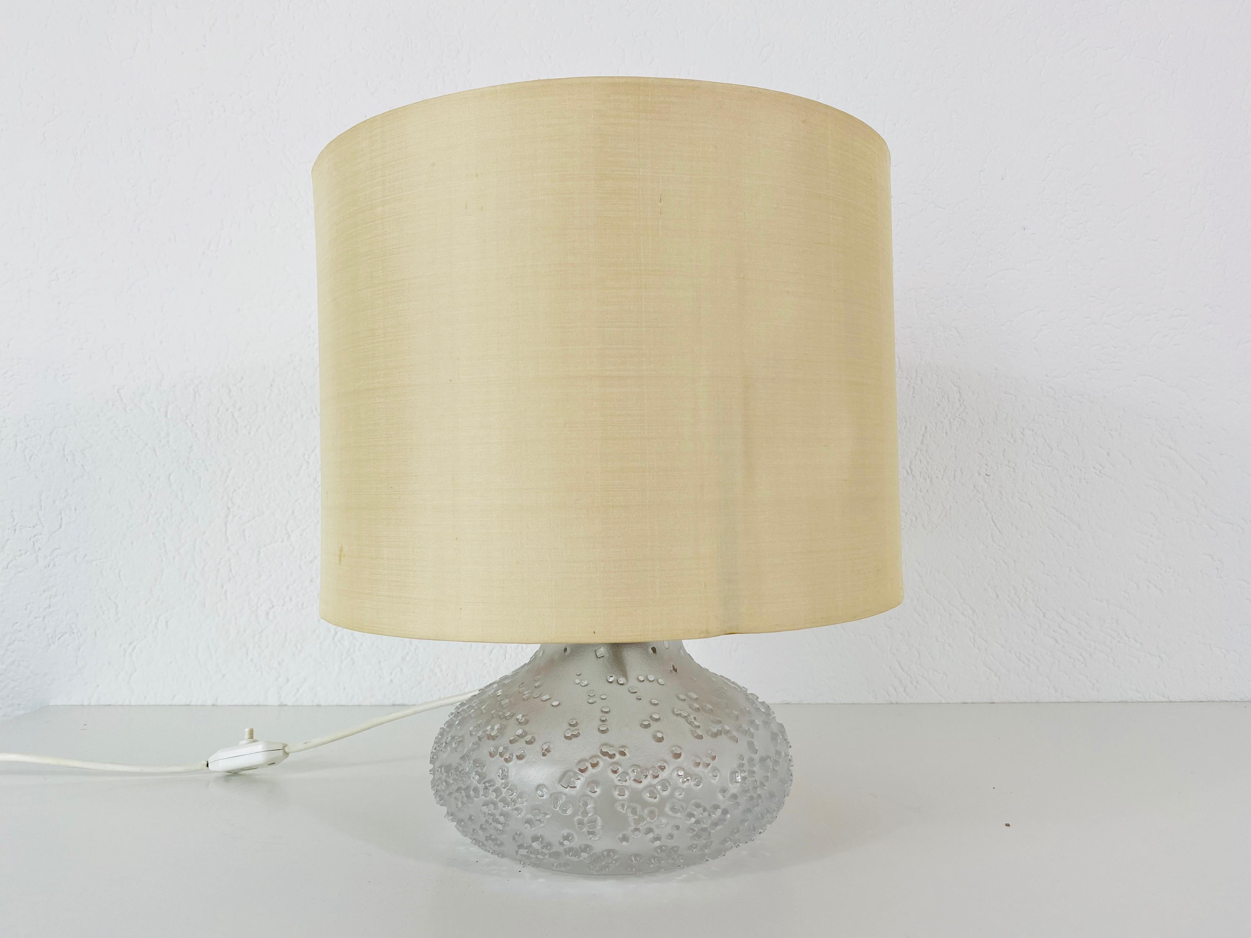 Mid-Century Modern Midcentury Murano Glass Table Lamp by Limburg, 1960s For Sale