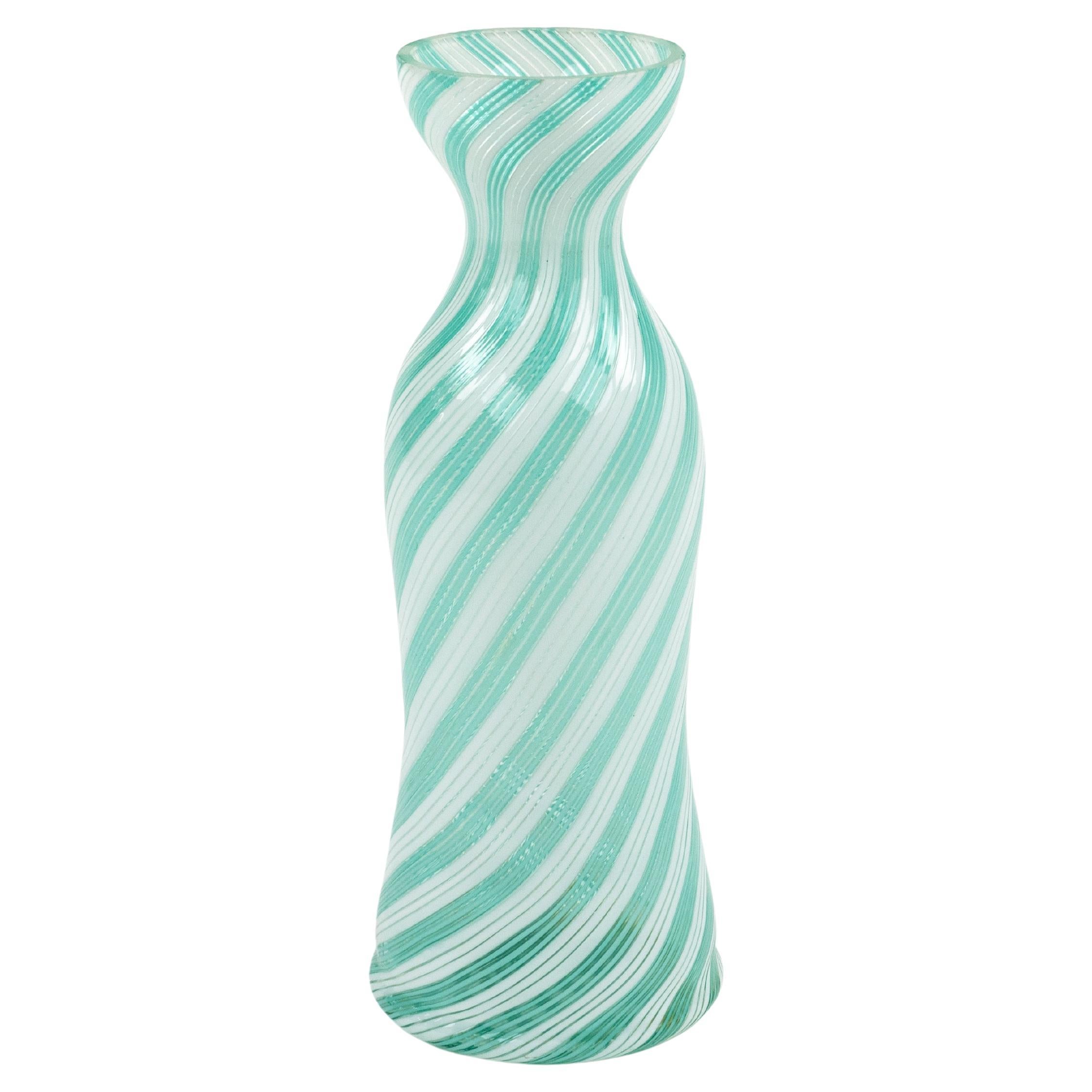 Midcentury Murano Glass Vase by Dino Martens for Aureliano Toso, Italy 1950s