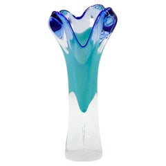 Vase en verre de Murano du milieu du siècle