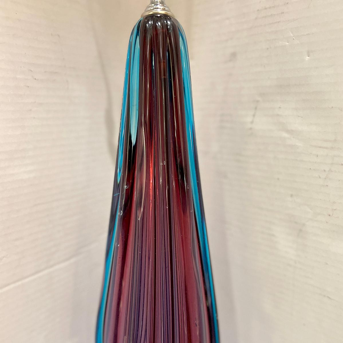 Mid-20th Century Midcentury Murano Table Lamp For Sale
