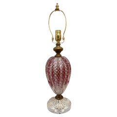 Midcentury Murano Tischlampe