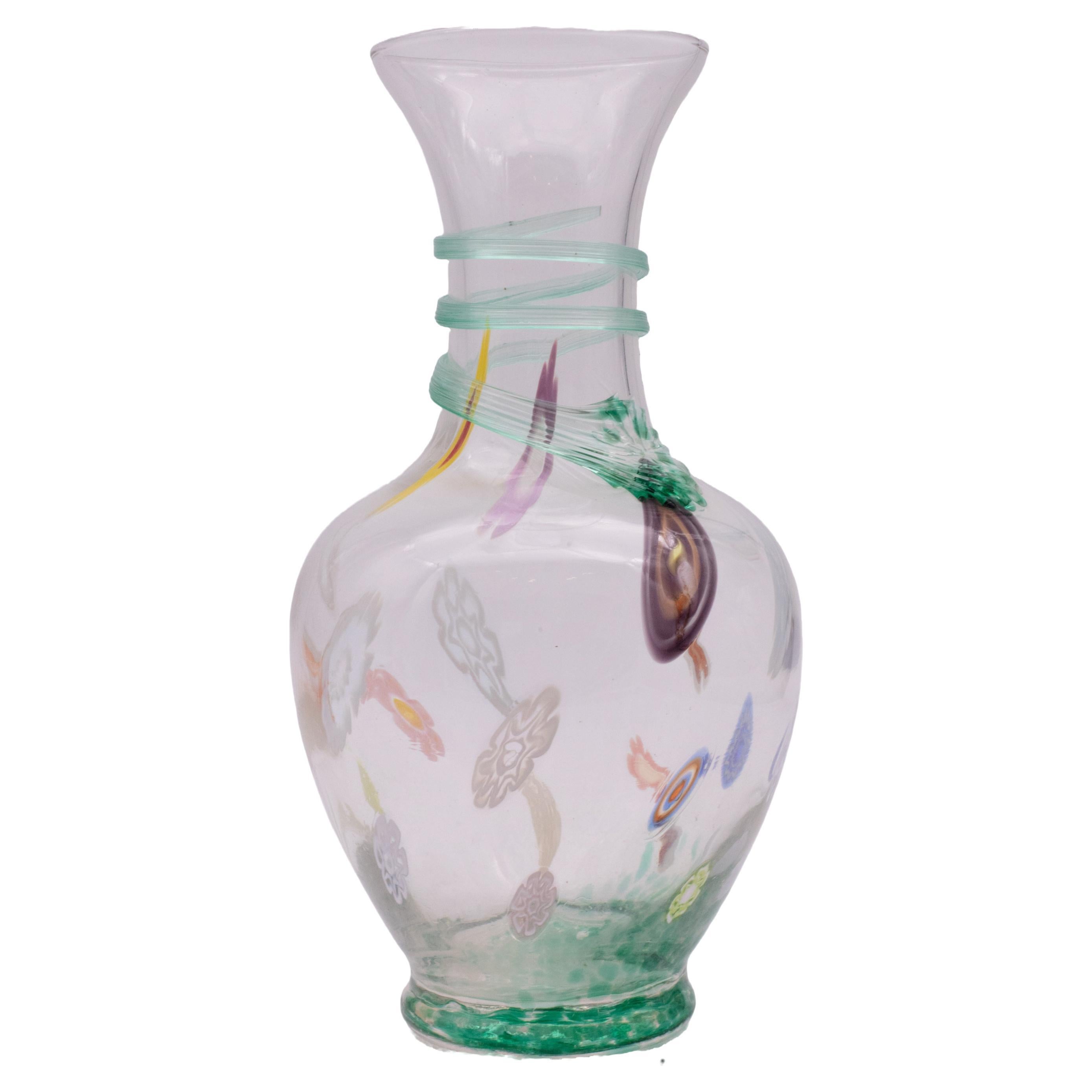 Murano-Vase aus der Jahrhundertmitte, 1970er Jahre