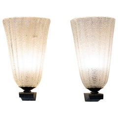 Midcentury Murano wall lights by Ercole Barovier