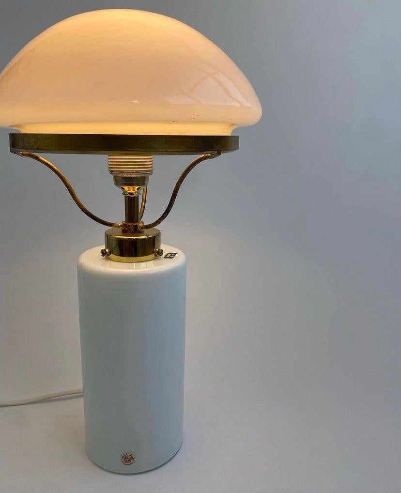 Mid-Century Modern  Lampe de table à champignon du milieu du siècle par Odreco Belysing, Danemark 1960 en vente