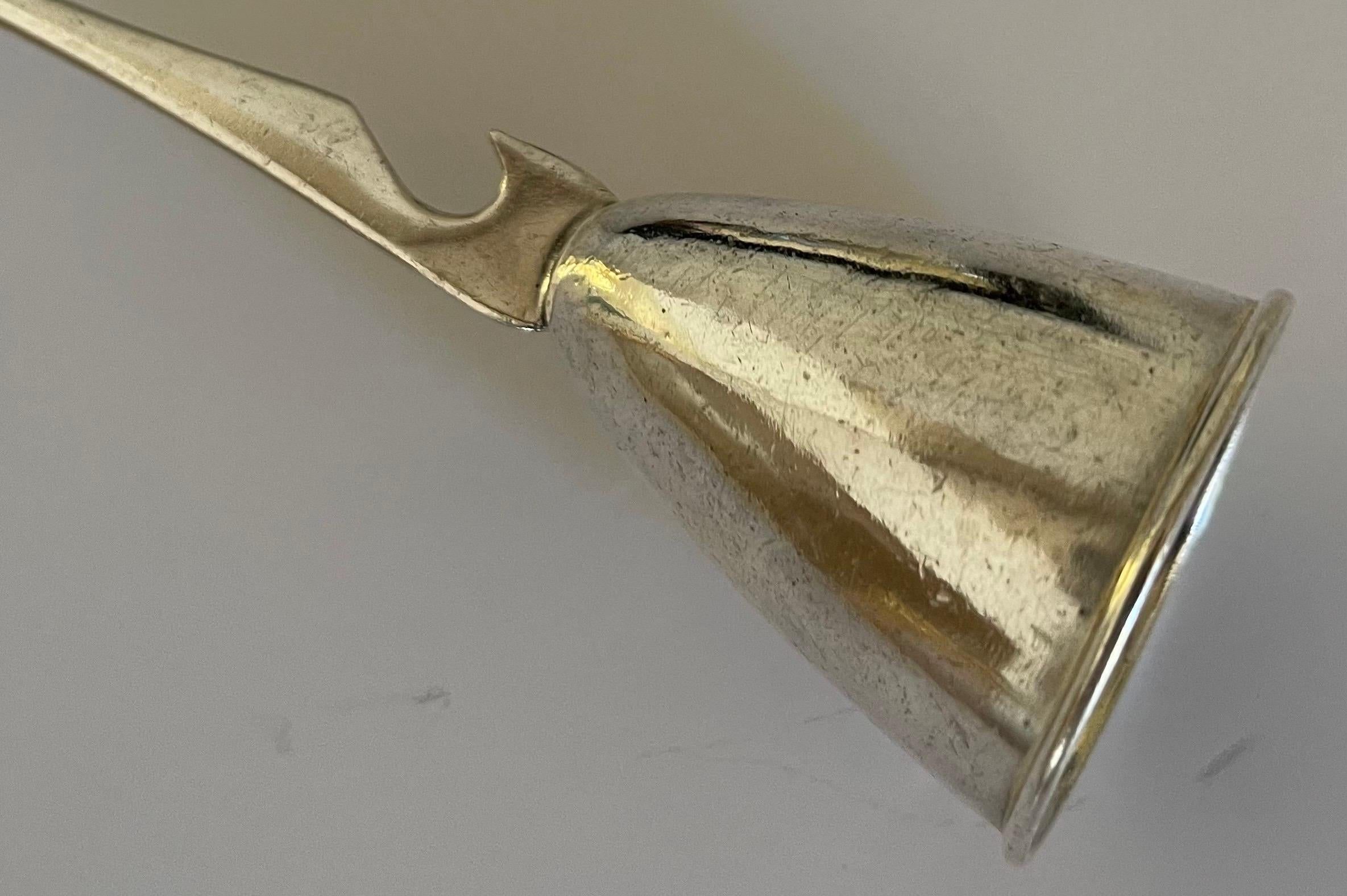 Mitte des Jahrhunderts Napier Versilbert Barware Jigger Löffel (Versilberung) im Angebot