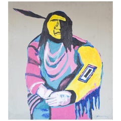 Midcentury Native American Painting