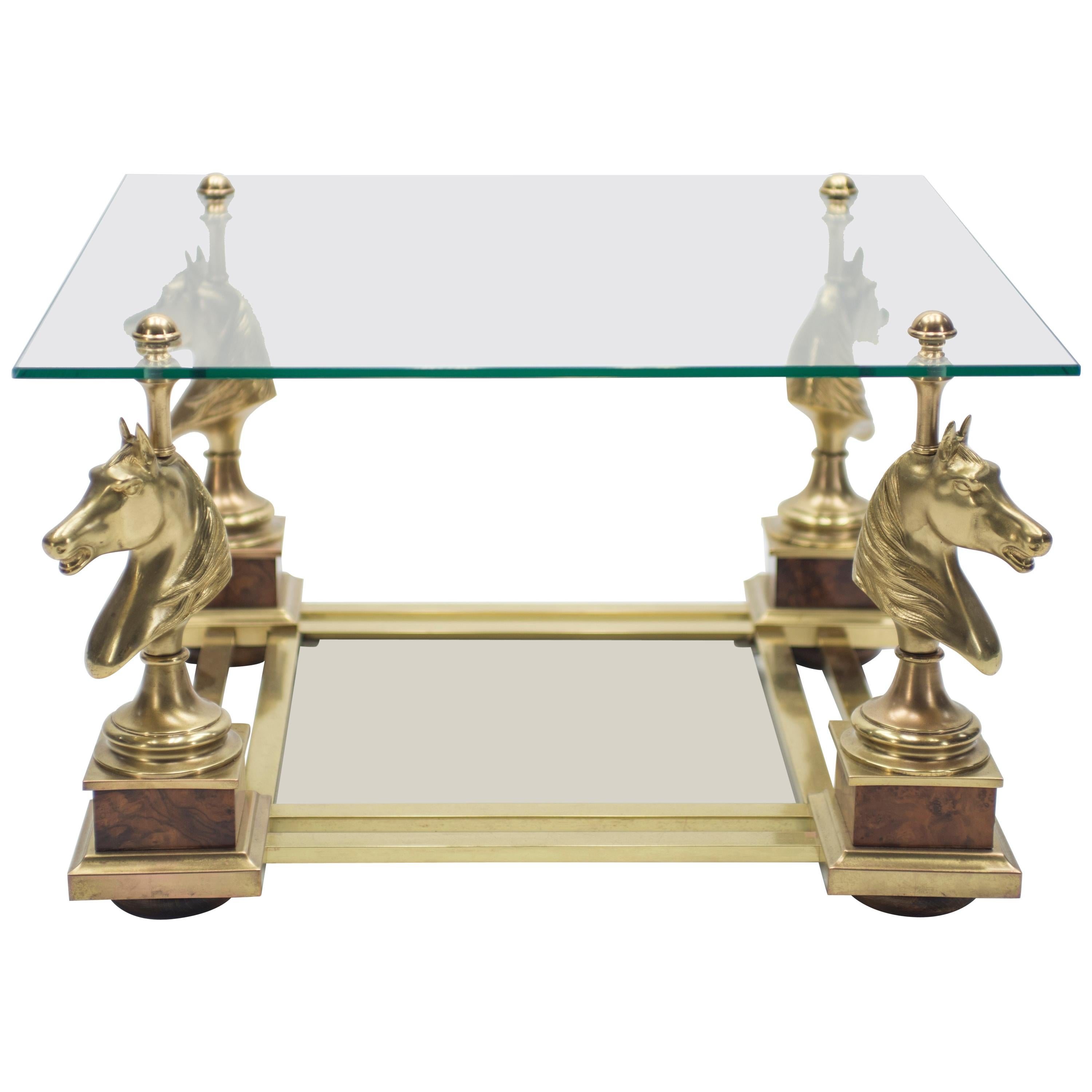 Mid Century Neoclassical End Table by Maison Charles, 1970s