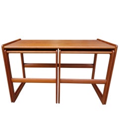 Midcentury Nesting Tables by Arne Hovmand Olsen for Mogens Kold