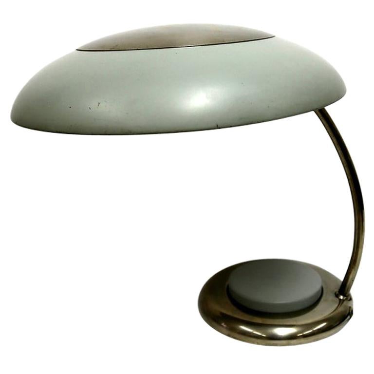 Midcentury Nickel-Plated Table Lamp, 1960s