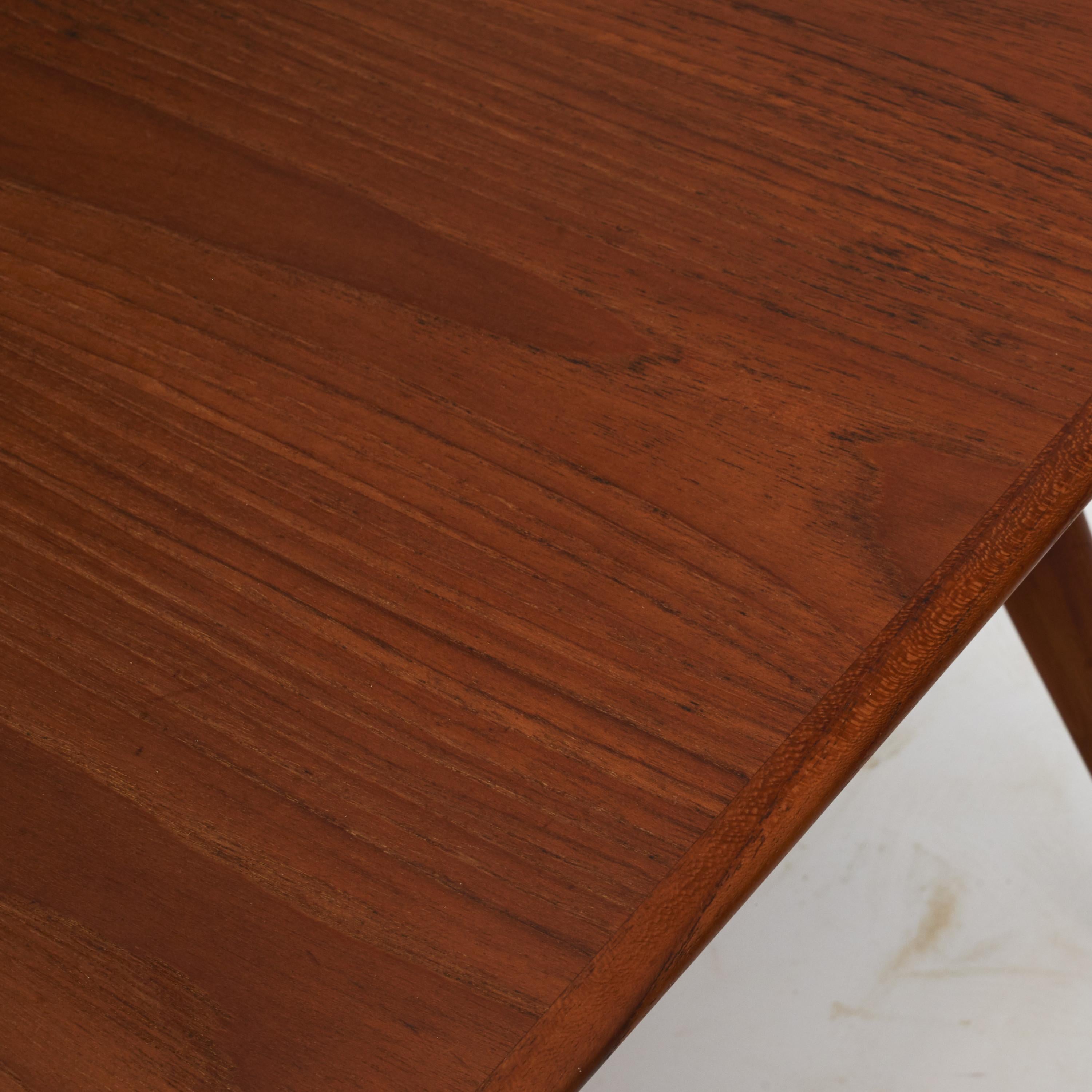 Mid-20th Century Midcentury Niels Otto Moller Teak Model 34 “Grasshopper” Coffee Table