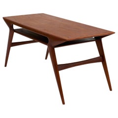 Midcentury Niels Otto Moller Teak Model 34 “Grasshopper” Coffee Table