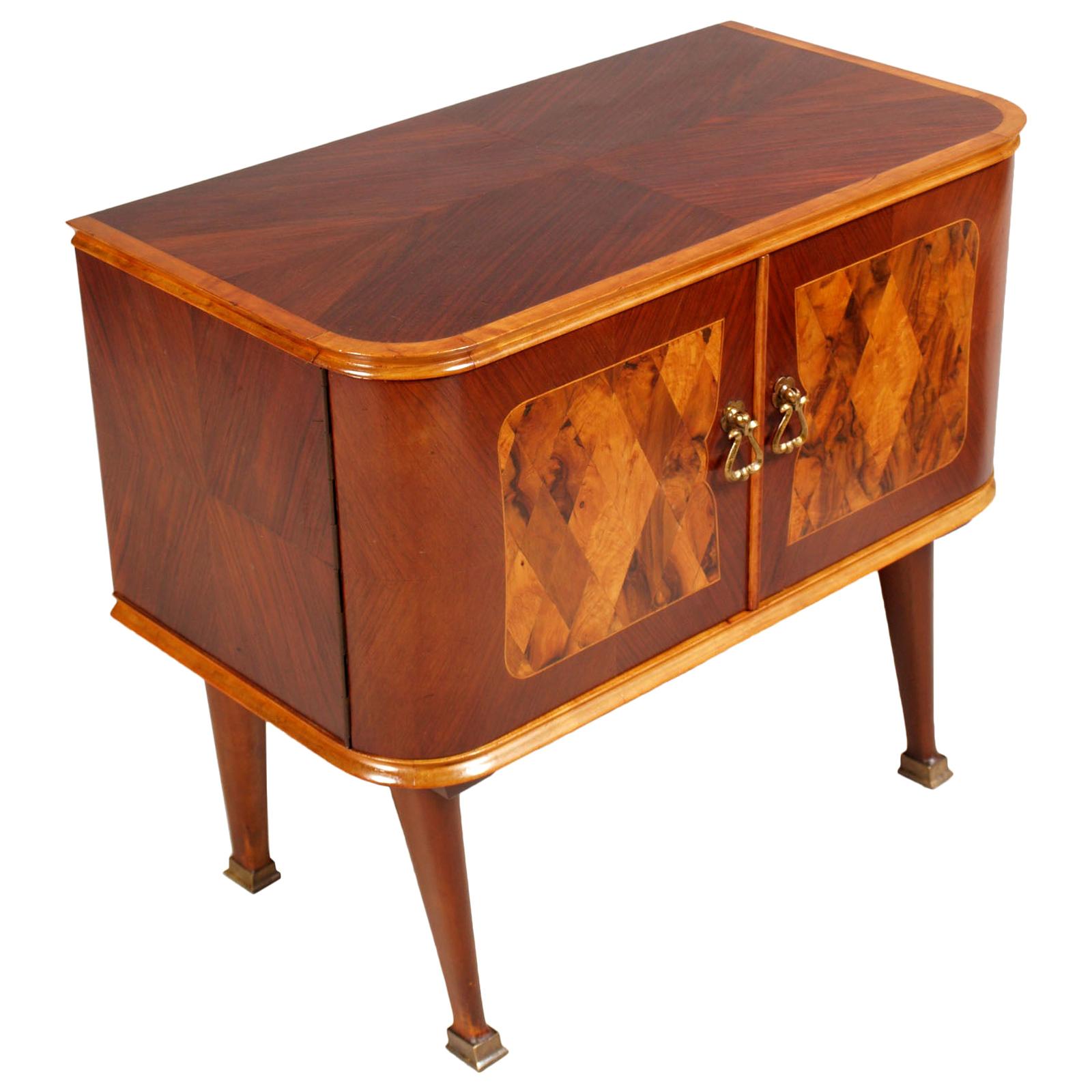 Midcentury Nightstand Paolo Buffa Attributed for Esposizione Mobili Cantù