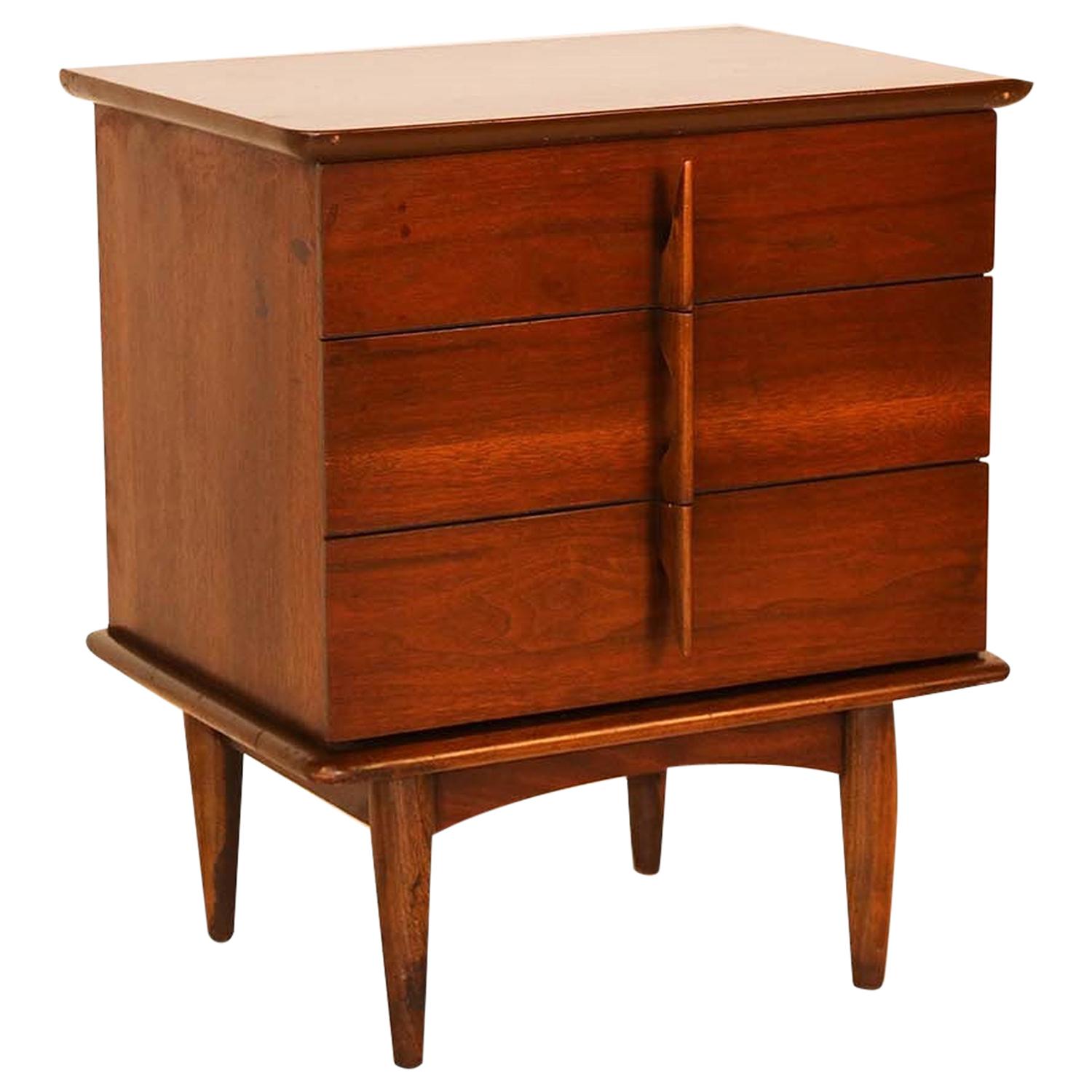 Midcentury Nightstand Side Table United Furniture