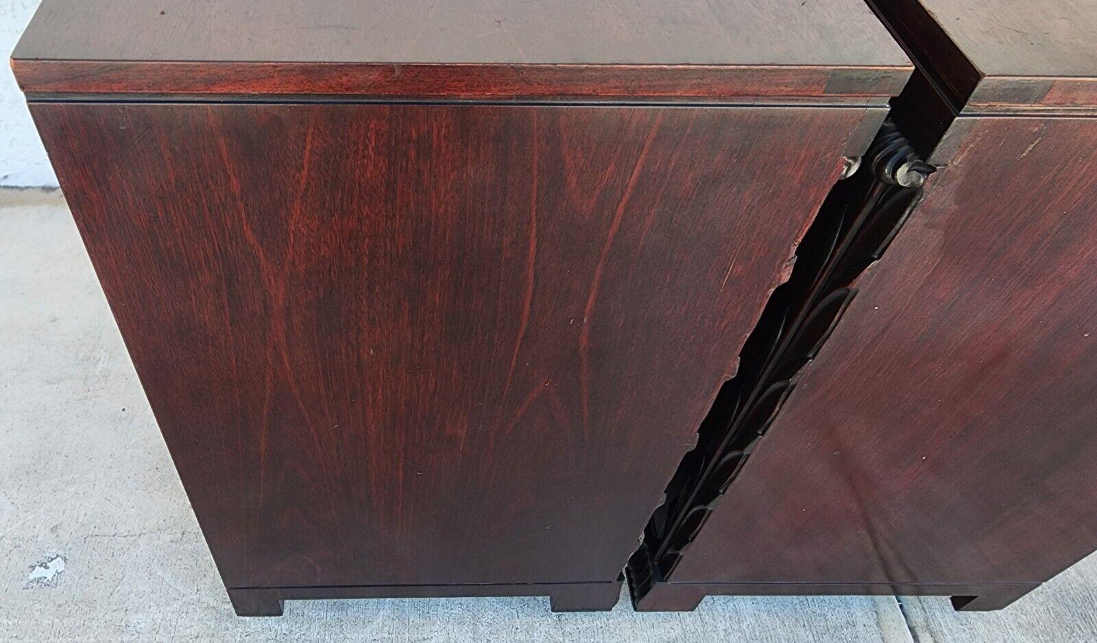 Midcentury Nightstands Chests in Rosewood by John Stuart For Sale 4
