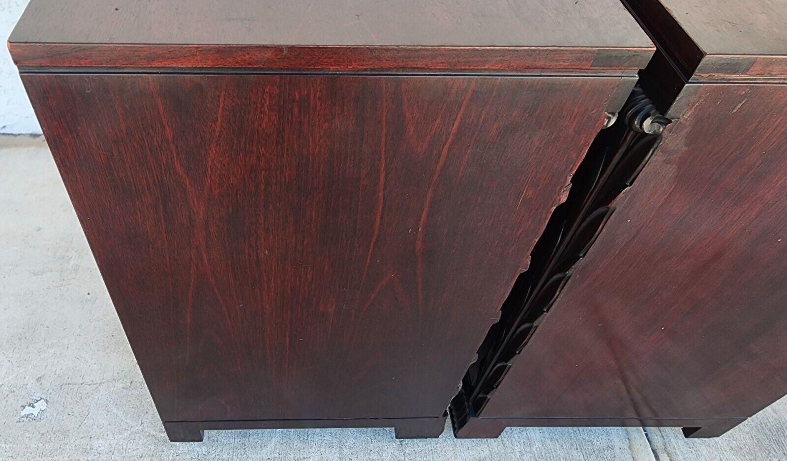 Midcentury Nightstands Chests in Rosewood by John Stuart For Sale 5