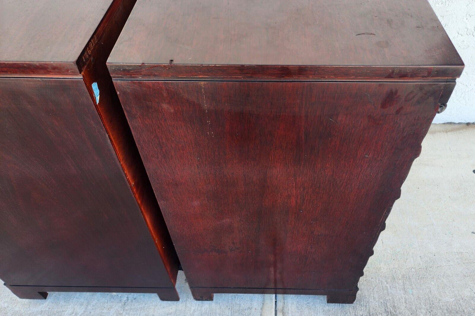 Midcentury Nightstands Chests in Rosewood by John Stuart For Sale 5