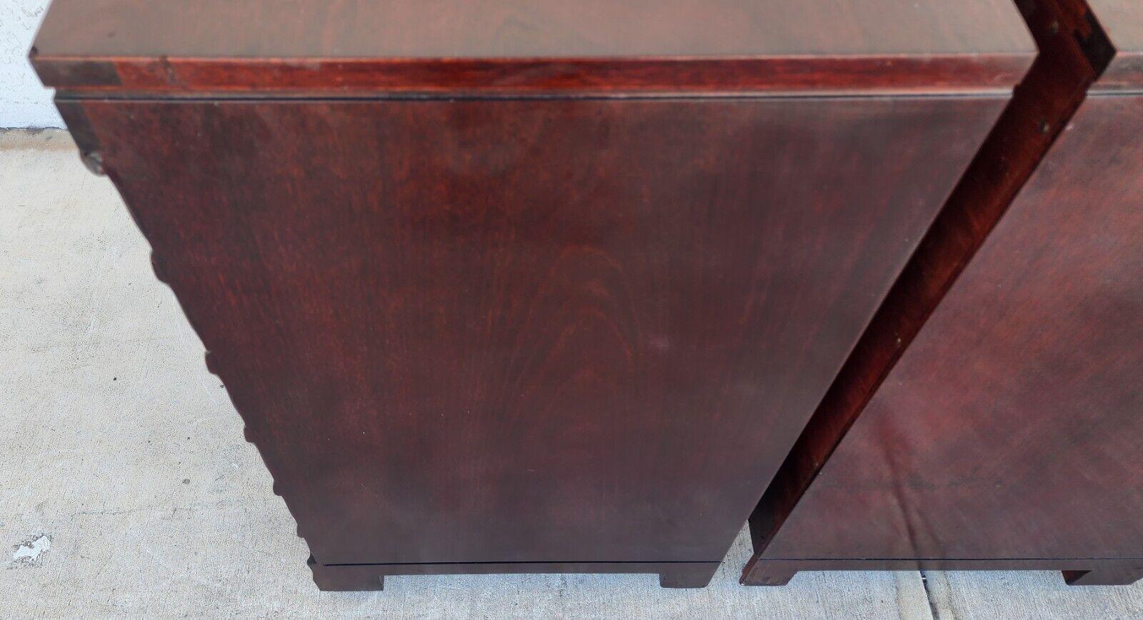 Midcentury Nightstands Chests in Rosewood by John Stuart For Sale 6