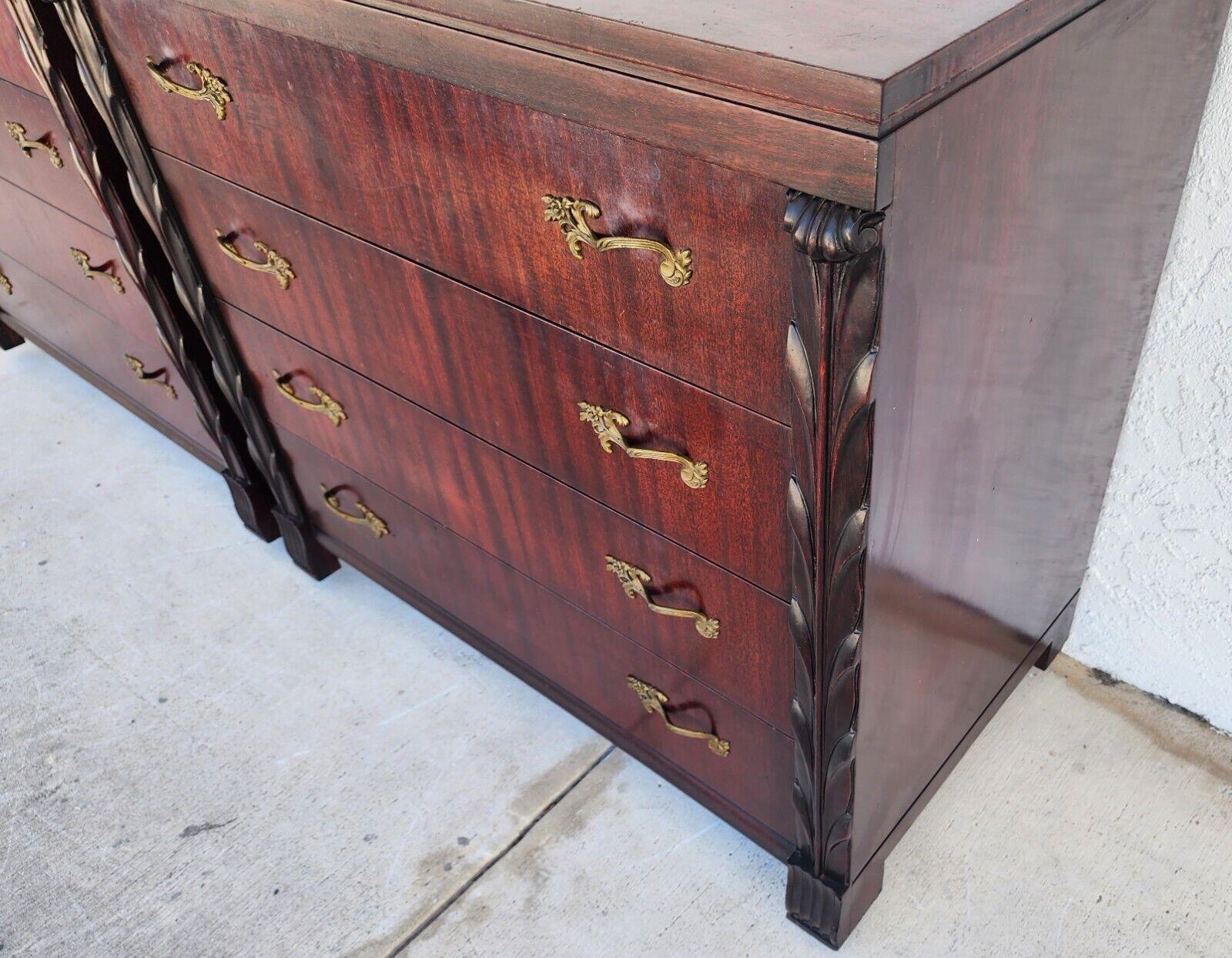 20th Century Midcentury Nightstands Chests in Rosewood by John Stuart For Sale