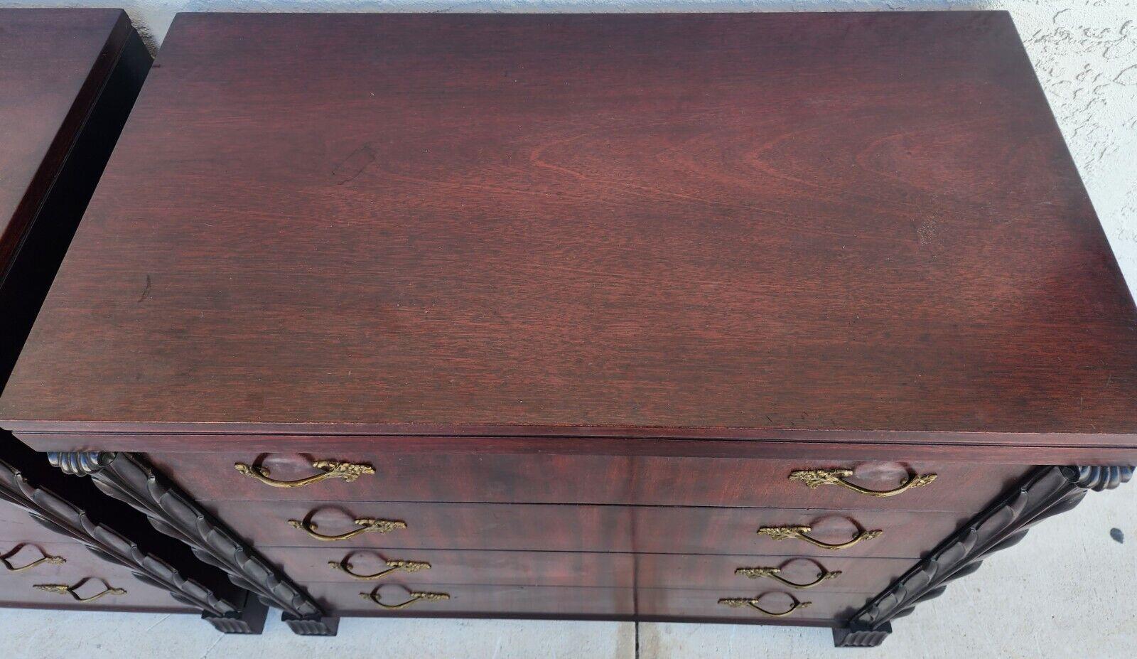 Midcentury Nightstands Chests in Rosewood by John Stuart For Sale 1