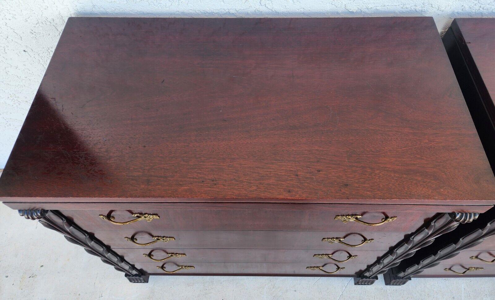 Midcentury Nightstands Chests in Rosewood by John Stuart For Sale 1
