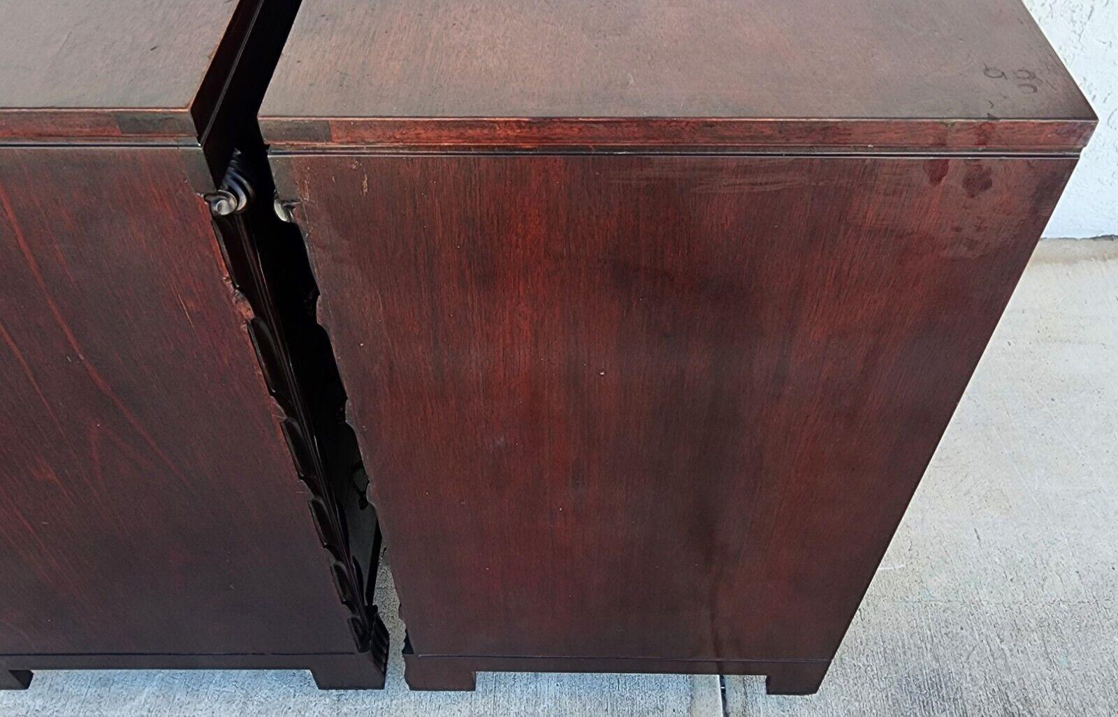 Midcentury Nightstands Chests in Rosewood by John Stuart For Sale 3